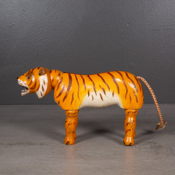 Antique Schoenhut "Humpty Dumpty Collection" Large Tiger Circus Toy c.1903-1935